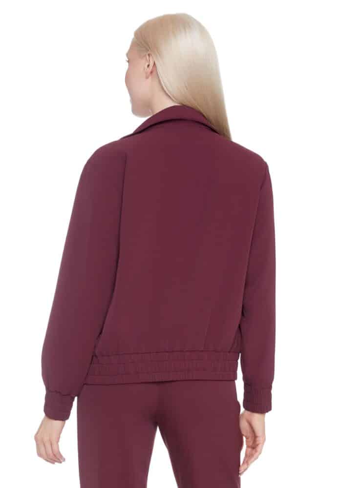 ILTM LAUREL SOLID VEGAN SILK JACKET